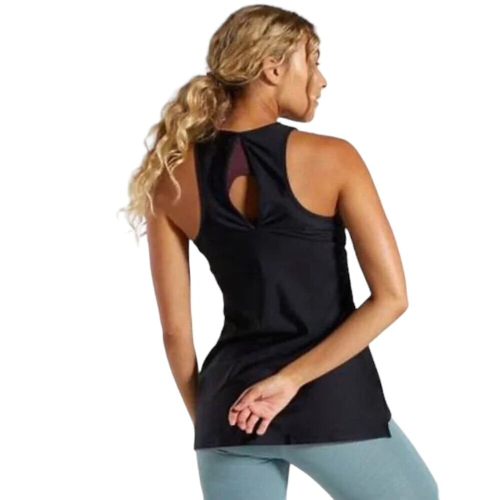 GYMSHARK Lustre Vest Black Athletic Tank Top - Size Medium